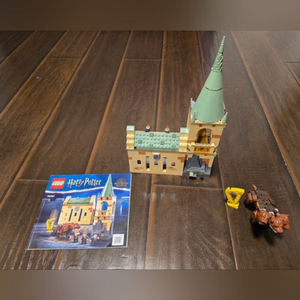LEGO Harry Potter Hogwarts: Fluffy Encounter Retired 76387 with golden Hermoine